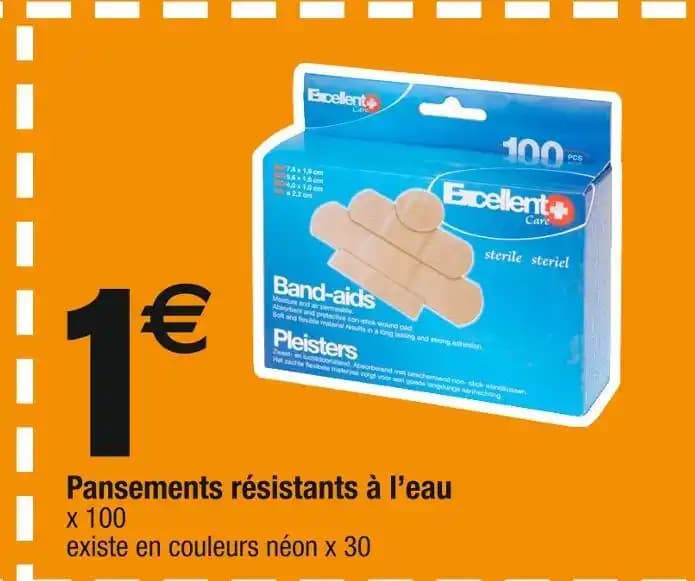 Pansements résistants à l’eau