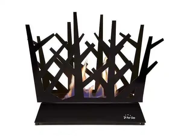 Cheminée de table à l'éthanol en acier