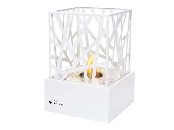 Cheminée de table à léthanol en acier émaillé