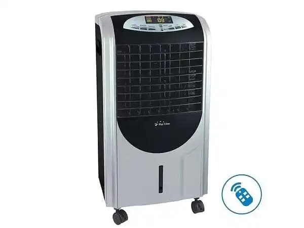 Rafraichisseur d'air par évaporation à débit élevé et chauffage