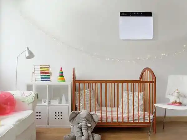 Purificateur d'air avec filtre HEPA, PM2, ioniseur, lampe UV, 3 vitesses et mode AUTO pour 35m2