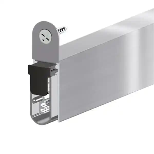 Plinthe automatique Ellen Matic SOUNDPROOF aluminium 73 cm