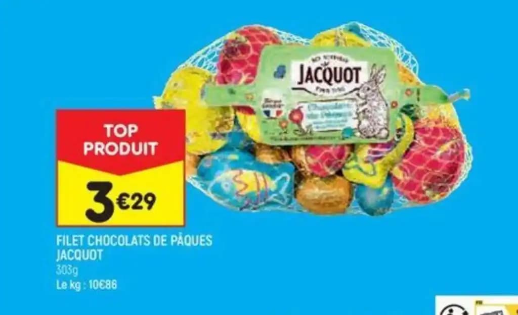 FILET CHOCOLATS DE PÂQUES JACQUOT 303g