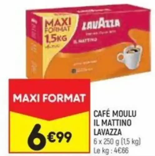 CAFÉ MOULU IL MATTINO LAVAZZA