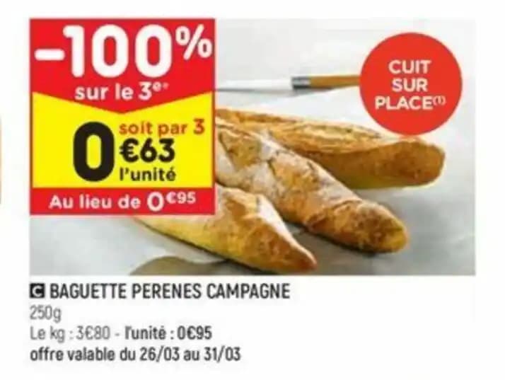 BAGUETTE PERENES CAMPAGNE