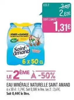 Saint amand - eau minérale naturelle