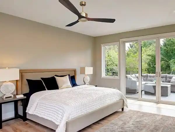 Ventilateur de Plafond ø166 cm avec Wifi Réversible Hypersilence pour 50 m²