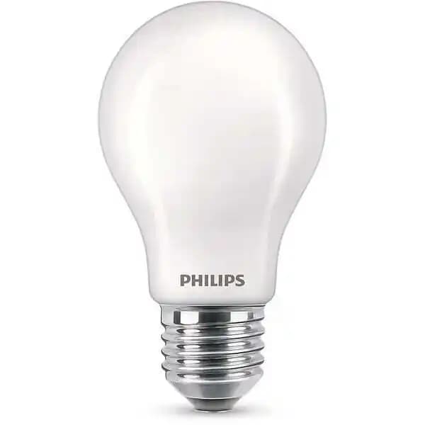 Ampoule LED E27 8,5W Ronde A60 équivalent à 75W - Blanc Chaud 2700K