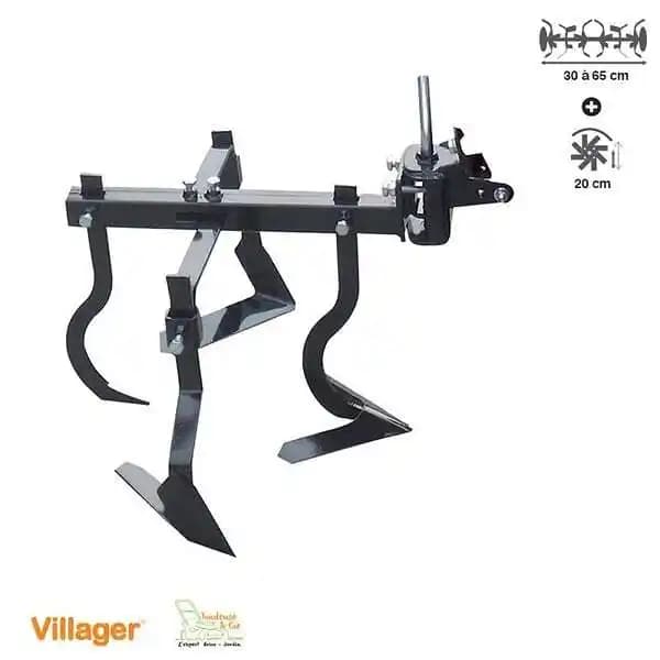 Cultivateur Canadien Pour Motobineuse Et Motoculteur Avec 4 Dents Réglables Villager