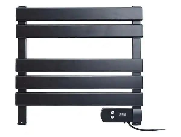 Sèche-serviettes électrique compact noir 100W