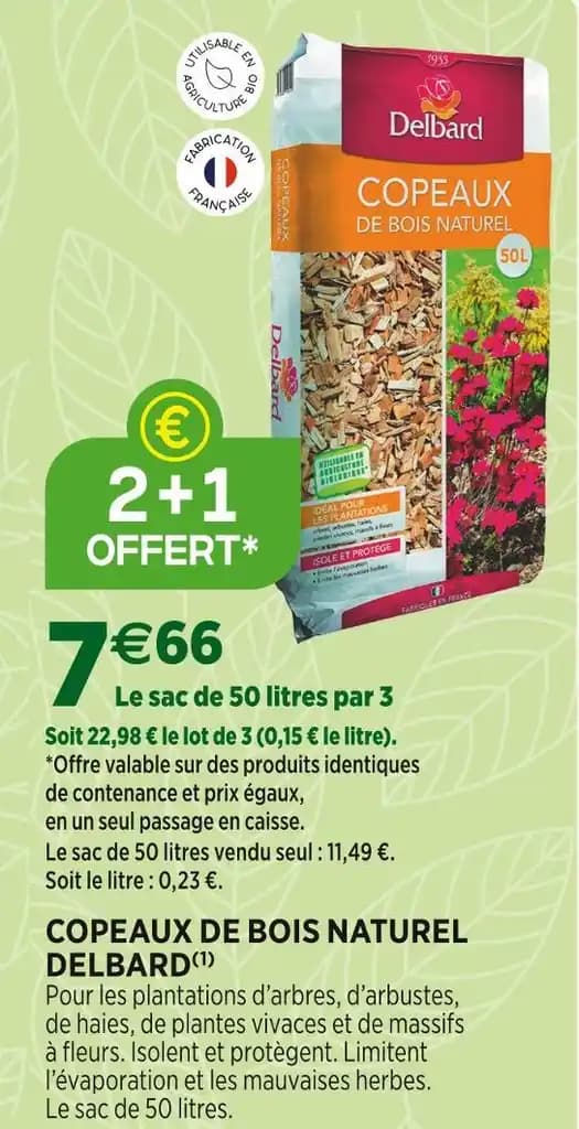 DELBARD COPEAUX DE BOIS NATUREL(1)