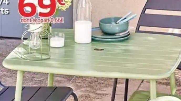 Table repas Fun 2/4 couverts