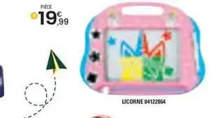 Crea & cie - ardoise magique licorne