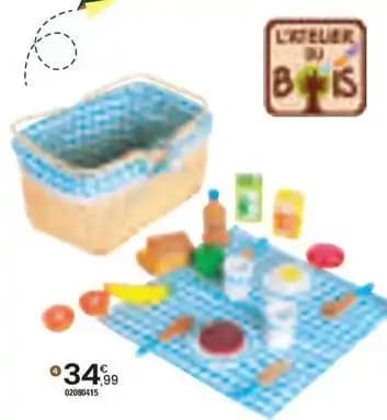 L'atelier du bois - mon menu enfant