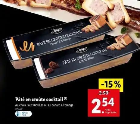 Deluxe - pâté en croûte cocktail