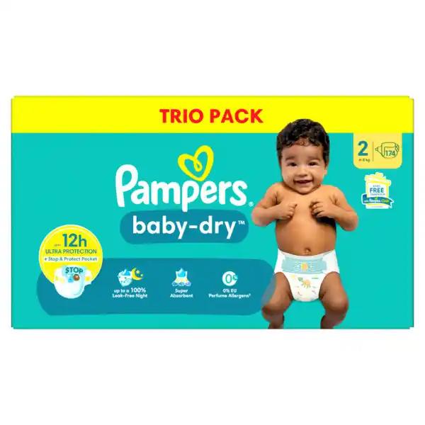PAMPERS Couches Trio Pack