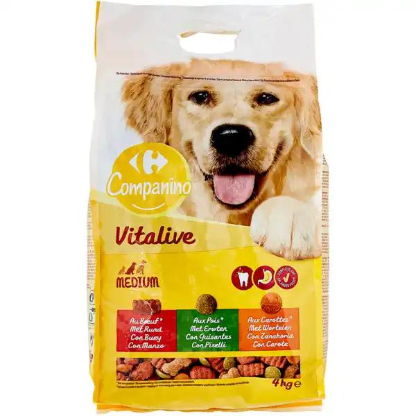 CARREFOUR COMPANINO VITALIVE Croquettes pour chiens medium