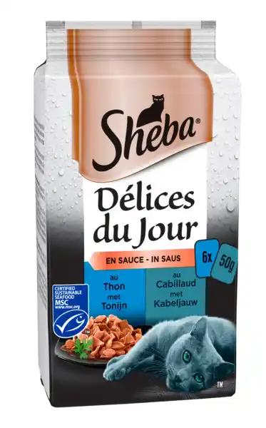 SHEBA Sachets repas Délices du jour
