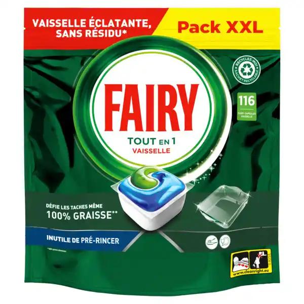 FAIRY Capsules lave-vaisselle Tout en 1 Pack XXL