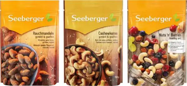 SEEBERGER SUR TOUS LES SACHETS DE 150 G DE FRUITS SECS