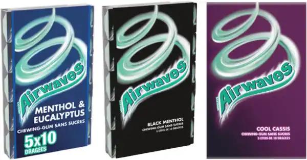 AIRWAVES SUR TOUS LES CHEWING-GUMS