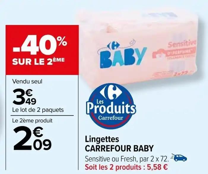 Lingettes CARREFOUR BABY