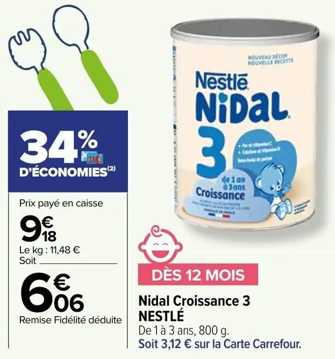 Nidal Croissance 3 NESTLÉ