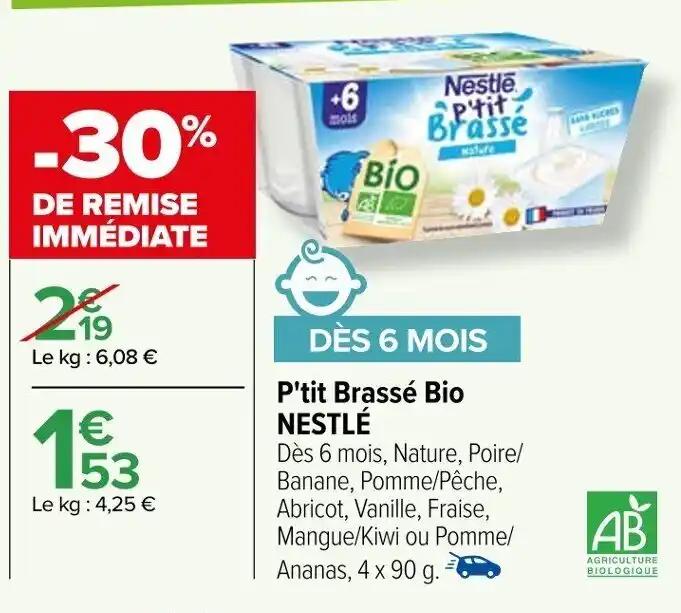 P'tit Brassé Bio NESTLÉ