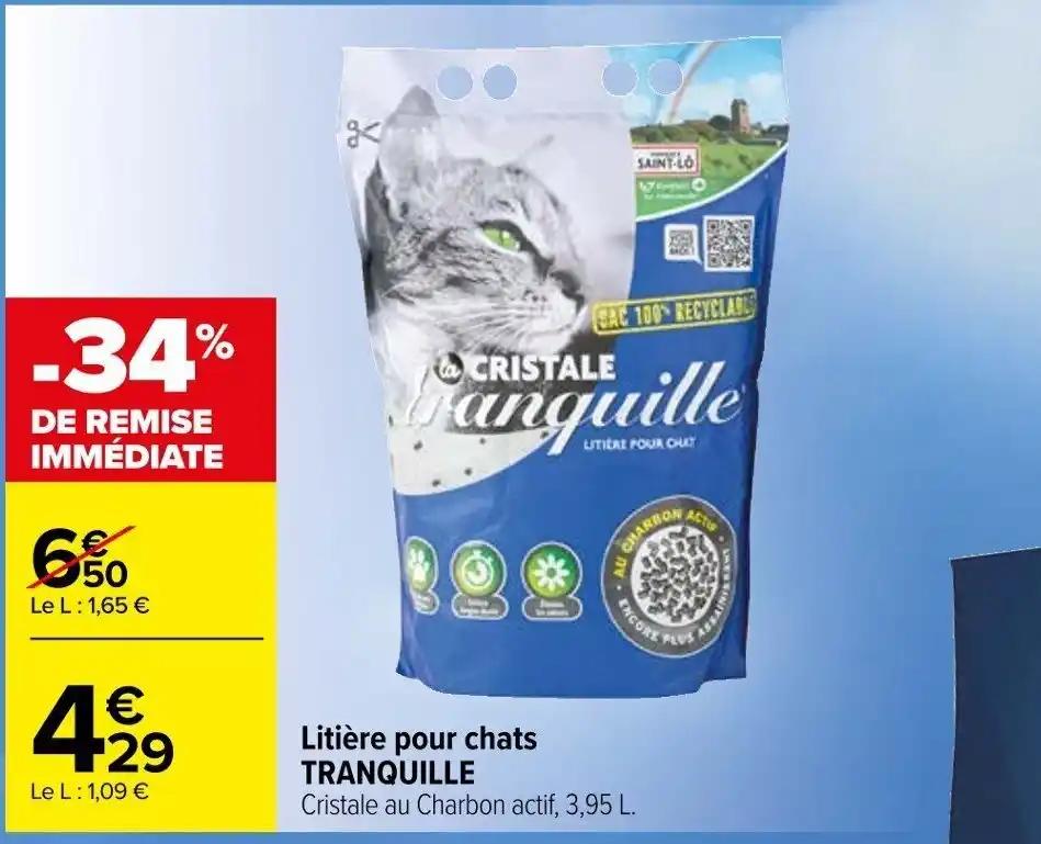 Litière pour chats TRANQUILLE