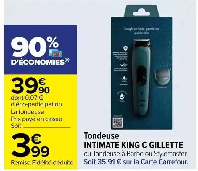Tondeuse INTIMATE KING C GILLETTE
