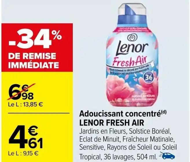 Adoucissant concentré (d) LENOR FRESH AIR