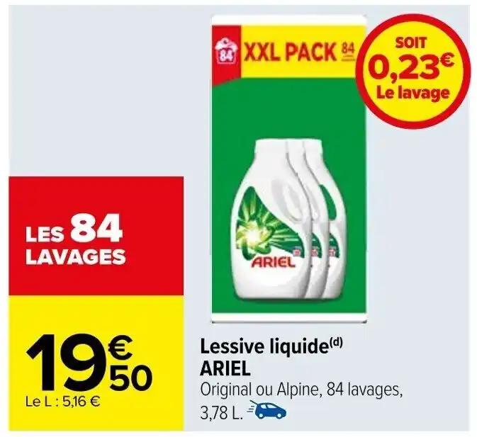 Lessive liquide(d) ARIEL
