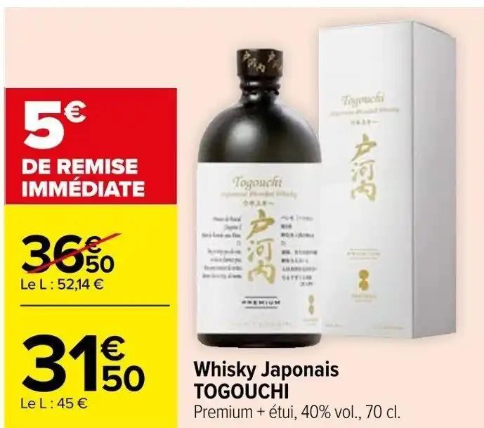 Whisky Japonais TOGOUCHI