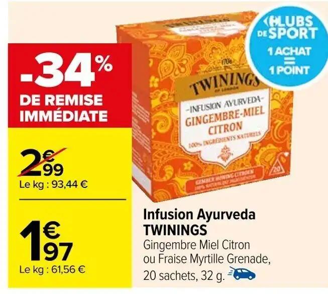 Infusion Ayurveda TWININGS