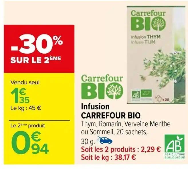 Infusion CARREFOUR BIO