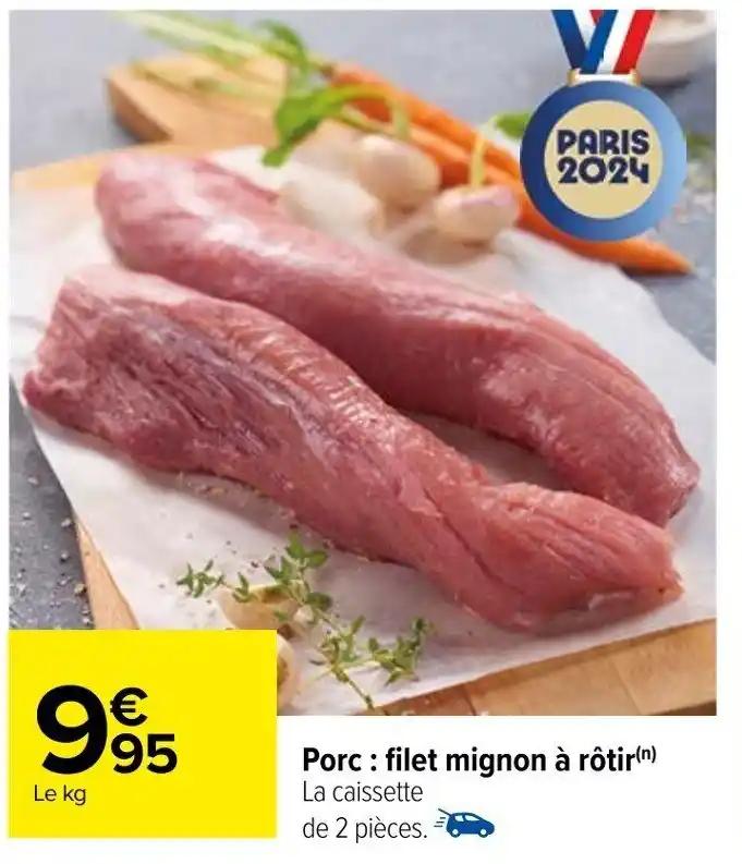 Porc filet mignon à rôtir(n)