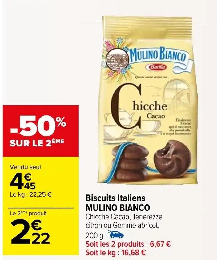 Biscuits Italiens MULINO BIANCO
