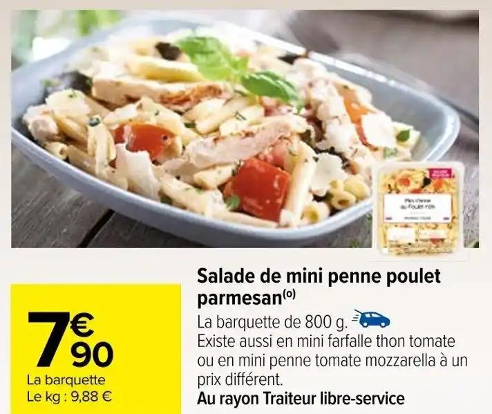 Salade de mini penne poulet parmesan (0)
