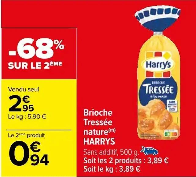 Brioche Tressée nature(m) HARRYS
