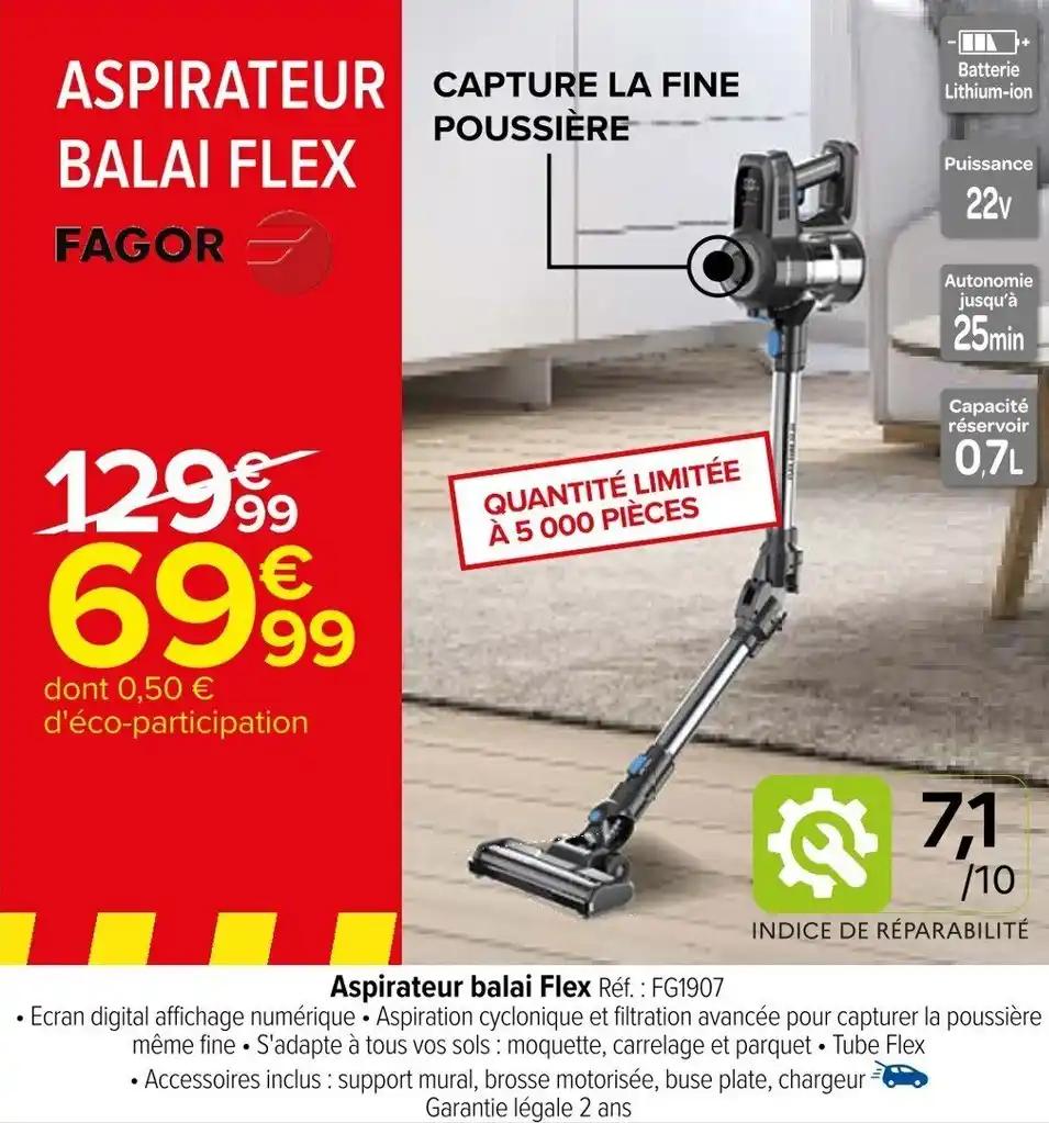 Aspirateur balai Flex Réf.: FG1907