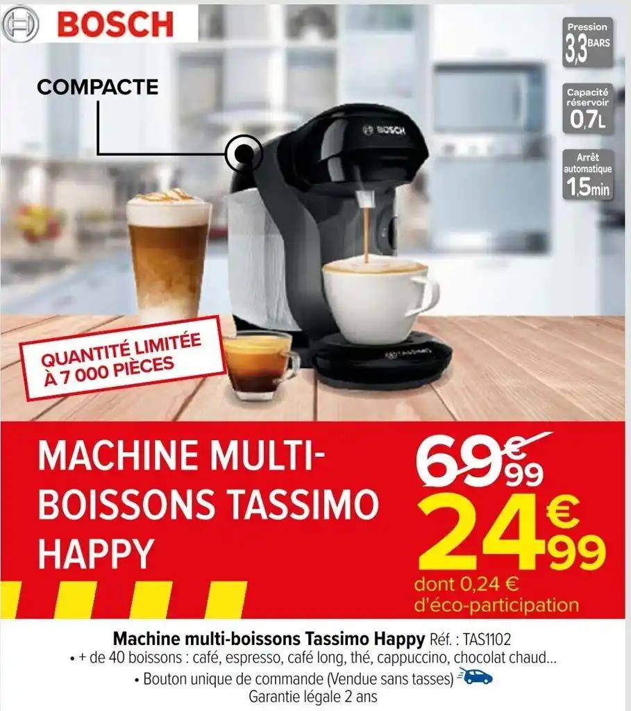 Machine multi-boissons Tassimo Happy Réf.: TAS1102