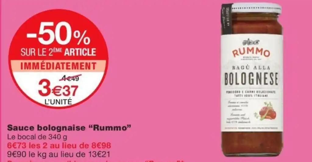 Sauce bolognaise "Rummo"