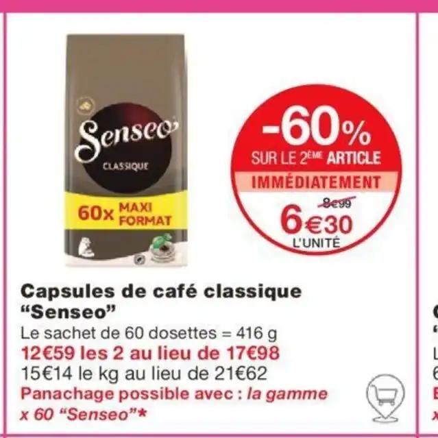 Capsules de café classique "Senseo"