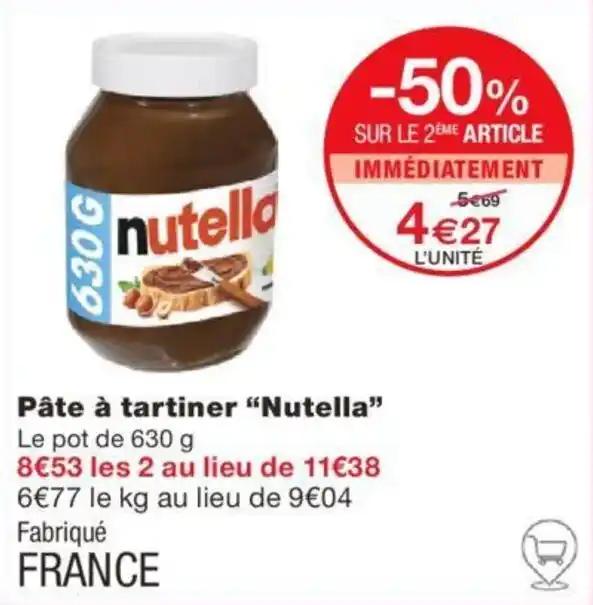 Pâte à tartiner "Nutella"
