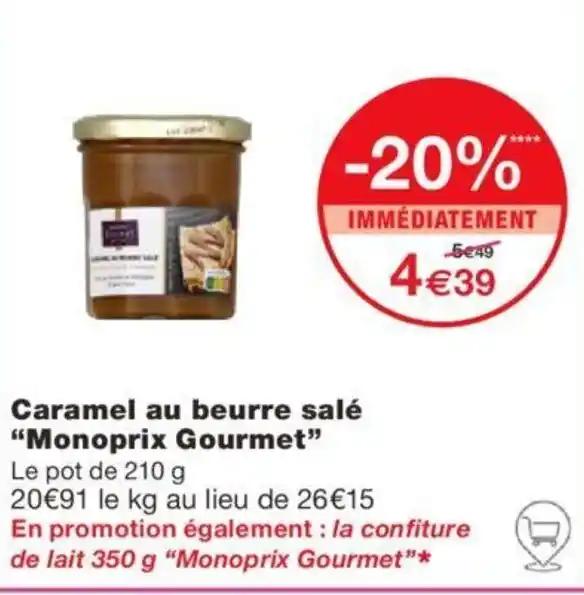 Caramel au beurre salé "Monoprix Gourmet"