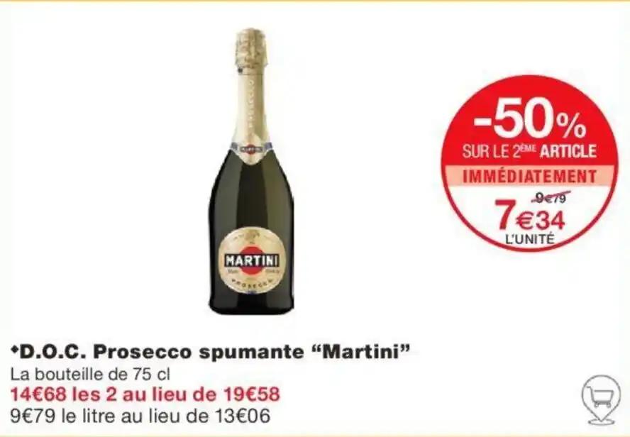 *D.O.C. Prosecco spumante "Martini”