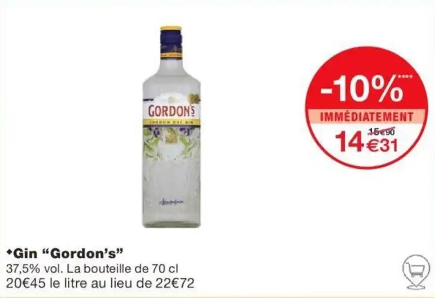 *Gin "Gordon's"