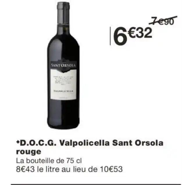*D.O.C.G. Valpolicella Sant Orsola rouge