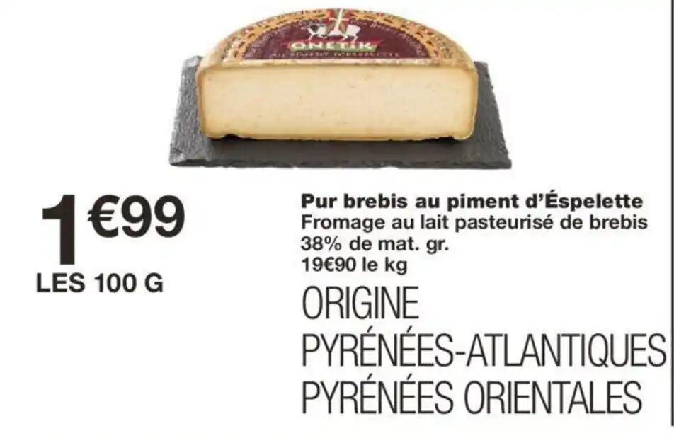 Pur brebis au piment d'Espelette