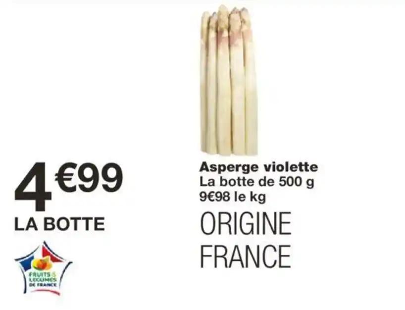 Asperge violette